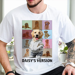 GeckoCustom Custom Photo The Eras Tour For Dog Lover Shirt TH10 892421 Premium Tee (Favorite) / P Light Blue / S