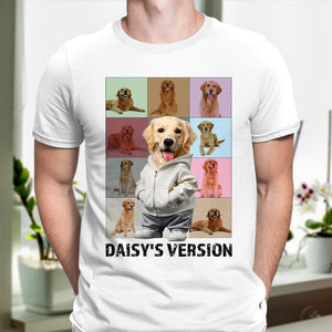 GeckoCustom Custom Photo The Eras Tour For Dog Lover Shirt TH10 892421