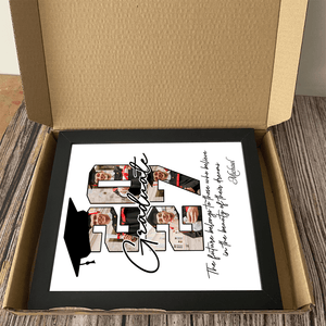 GeckoCustom Custom Photo The Future Belongs To Graduation Picture Frame LM32 893097 8"x10"