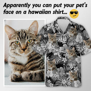 GeckoCustom Custom Photo Tropical Style Cat Hawaii Shirt N304 889467