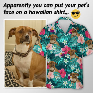 GeckoCustom Custom Photo Tropical Style Dog Hawaii Shirt N369 8894165