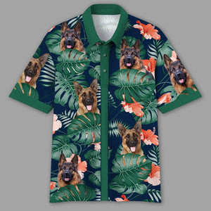 GeckoCustom Custom Photo Tropical Style Pet Polo Shirt TH10 891071