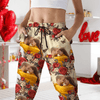 GeckoCustom Custom Photo Vintage Butterfly Roses Couple Sweatpants Gift For Valentine's Day HO82 893384 For Woman / S