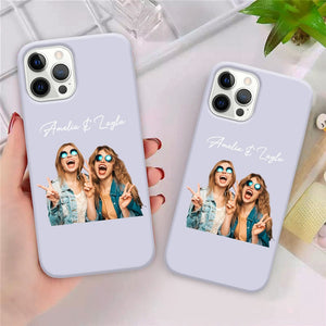 GeckoCustom Custom Photo Vintage Style Bestie, Best Friend Phone Case HO82 893428