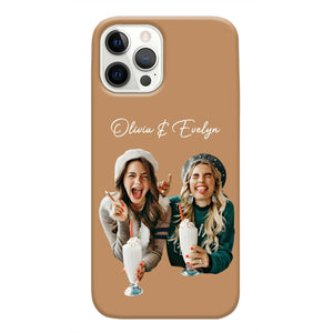 GeckoCustom Custom Photo Vintage Style Bestie, Best Friend Phone Case HO82 893428