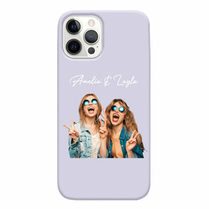 GeckoCustom Custom Photo Vintage Style Bestie, Best Friend Phone Case HO82 893428