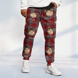 GeckoCustom Custom Photo With Colorful Background Sweatpants TA29 889514