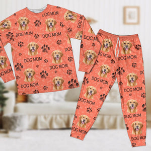 GeckoCustom Custom Photo With Paw For Dog Lovers Pajamas N304 889764