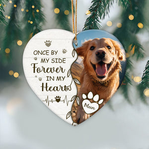 GeckoCustom Custom Photo You Would Have Lived Forever Memorial Heart Shaped Ceramic Ornament HA75 891086 1 Piece