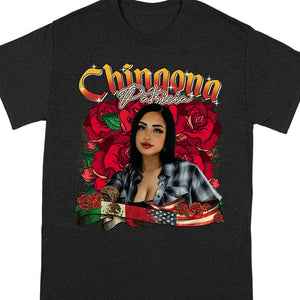 GeckoCustom Custom Portrait Photo Retro Mexican American Dark Shirt K228 890080