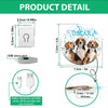 GeckoCustom Custom Portrait Photo With Retro Style Led Acrylic Ornament Christmas Gift For Dog Lovers HA75 891726 3in