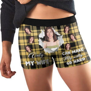 GeckoCustom Custom Wife/Girlfriend Photo Funny Man's Boxer Gift For Husband/Boyfriend CH07 895196