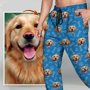 GeckoCustom Customized Sweatpants Upload Photos Dog Cat Christmas Gift For Men and Women's N369 888745 120728