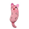 GeckoCustom Cute Cat Toys Funny Interactive Plush Cat Toy Mini Teeth Grinding Catnip Toys Kitten Chewing Mouse Toy Pets Accessories pink