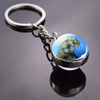 GeckoCustom Cute Dog Double Side Glass Ball Keychain As show 20