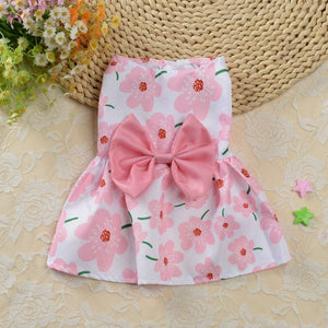 GeckoCustom Cute Princess Dress for small Dog Cat pink / XS