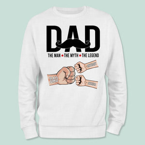 GeckoCustom Dad The Man The Myth The Legend Shirt N304 889212