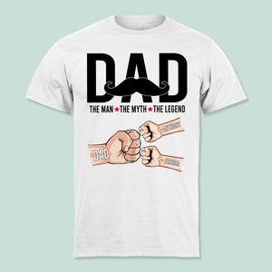 GeckoCustom Dad The Man The Myth The Legend Shirt N304 889212