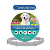 GeckoCustom Dog Anti Flea And Ticks Cats Collar Pet 8Month Protection Retractable Pet Collars For Puppy Cat Large Dogs Accessories LargeDog-70cm Box / China