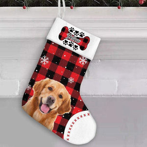 GeckoCustom Dog Bone Christmas Dog Stocking HN590