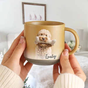 GeckoCustom Dog Cat Retro Photo Dog Pottery Mug TH10 892097 12oz