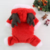 GeckoCustom Dog Christmas Clothes Winter Warm Pet Clothes Red 2 / XS