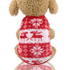 GeckoCustom Dog Christmas Clothes Winter Warm Pet Clothes for Small Medium Dogs Elk Santa Claus Dog Cats Coat Hoodies Christmas Dogs Costume Elk 1 / XS