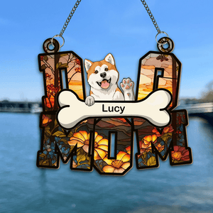 GeckoCustom Dog Dad Dog Mom For Dog Lover Suncatcher Personalized Gift TH10 891637