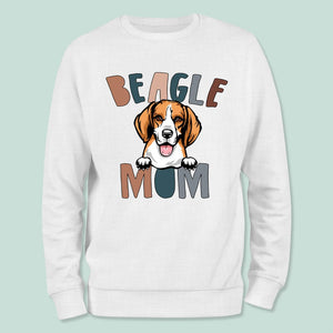 GeckoCustom Dog Mama Mom For Dog Lovers Bright Shirt K228 889600 Long Sleeve / Sport Grey Colour / S