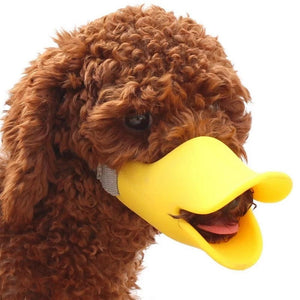 GeckoCustom Dog Muzzle Silicone Duck Muzzle Mask for Pet Dogs Anti Bite Stop Barking Small Large Dog Mouth Muzzles Pet Dog Accessories