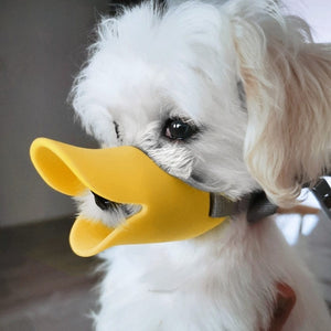 GeckoCustom Dog Muzzle Silicone Duck Muzzle Mask for Pet Dogs Anti Bite Stop Barking Small Large Dog Mouth Muzzles Pet Dog Accessories