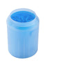 GeckoCustom Dog Paw Cleaner Cup Soft Silicone Combs Portable Outdoor Pet towel Foot Washer Paw Clean Brush Quickly Wash Foot Cleaning Bucket Blue / S