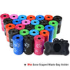 GeckoCustom Dog Waste Bags with Dispenser 6Pcs Set Mix