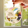 GeckoCustom Dog With Rainbow Bridge Layer Wood Ornament Personalized Gift N304 889939 4"x4"