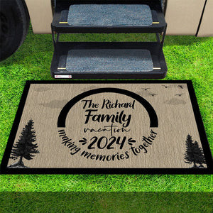 GeckoCustom Family Vacation 2024 Personalized Gift Doormat TA29 889498