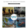 GeckoCustom Fashion Classic Polarized Sunglasses Men Women Square Sun Glasses Anti-glare Goggle Travel Fishing Cycling Sunglasses UV400