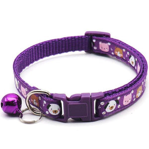 GeckoCustom Fashion Colorful Pattern Bear Collar For Dog Cat Yellow