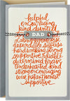 GeckoCustom Father'S Day Card (Through Thick and Thin) For Dad, Example Worth Following