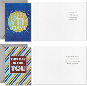 GeckoCustom Father'S Day Cards Assortment, Tools and Outdoors (16 Cards with Envelopes)