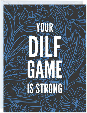 GeckoCustom Fathers Day Card for Dad Birthday, Anniversary Husband Him Grandpa Grandfather Stepdad Stepfather, Birthday Thank You Kawaii Greeting Card (Thanks for Feeding Me ...) Dilf Game