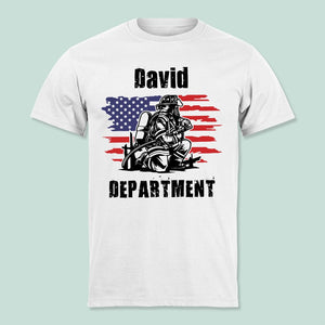 GeckoCustom Fire Fighter Department Bright Dad Shirt Personalized Gift N304 889666