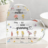 GeckoCustom First Mother Now Granny Heart Acrylic Plaque Personalized Gift K228 890571