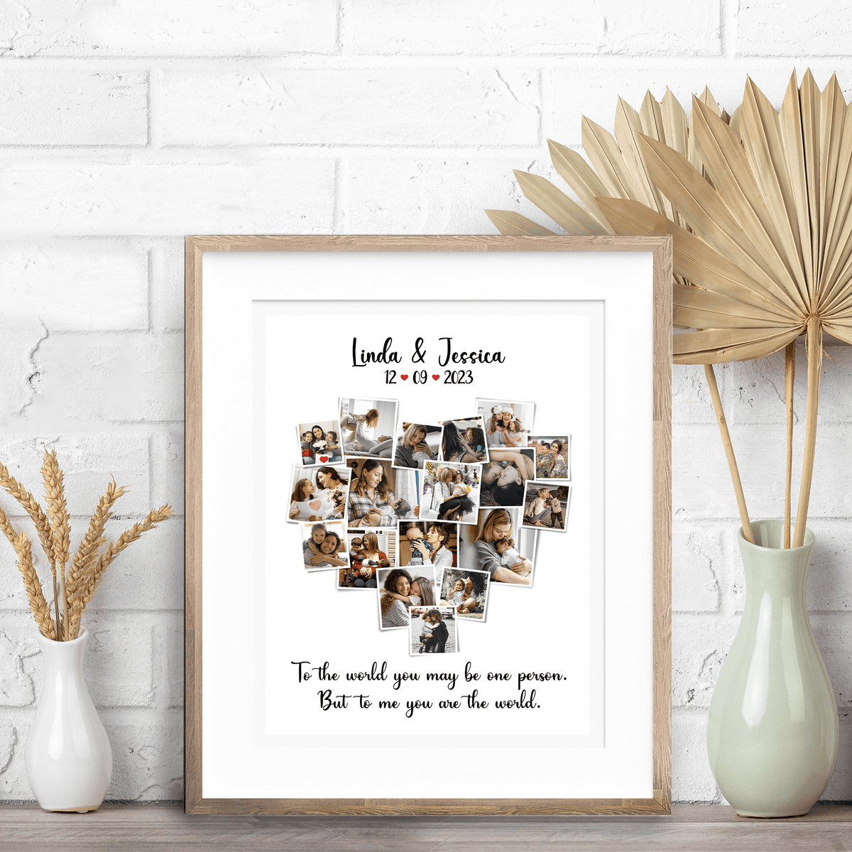 GeckoCustom First My Mother And Forever My Friend Mother's Day Picture Frame TA29 890539