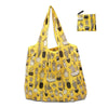 GeckoCustom Foldable Shopping Bag Reusable Travel Grocery Bag Eco-Friendly Cartoon Cat Dog Cactus Lemon Printing Tote Bag 10