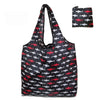GeckoCustom Foldable Shopping Bag Reusable Travel Grocery Bag Eco-Friendly Cartoon Cat Dog Cactus Lemon Printing Tote Bag 8
