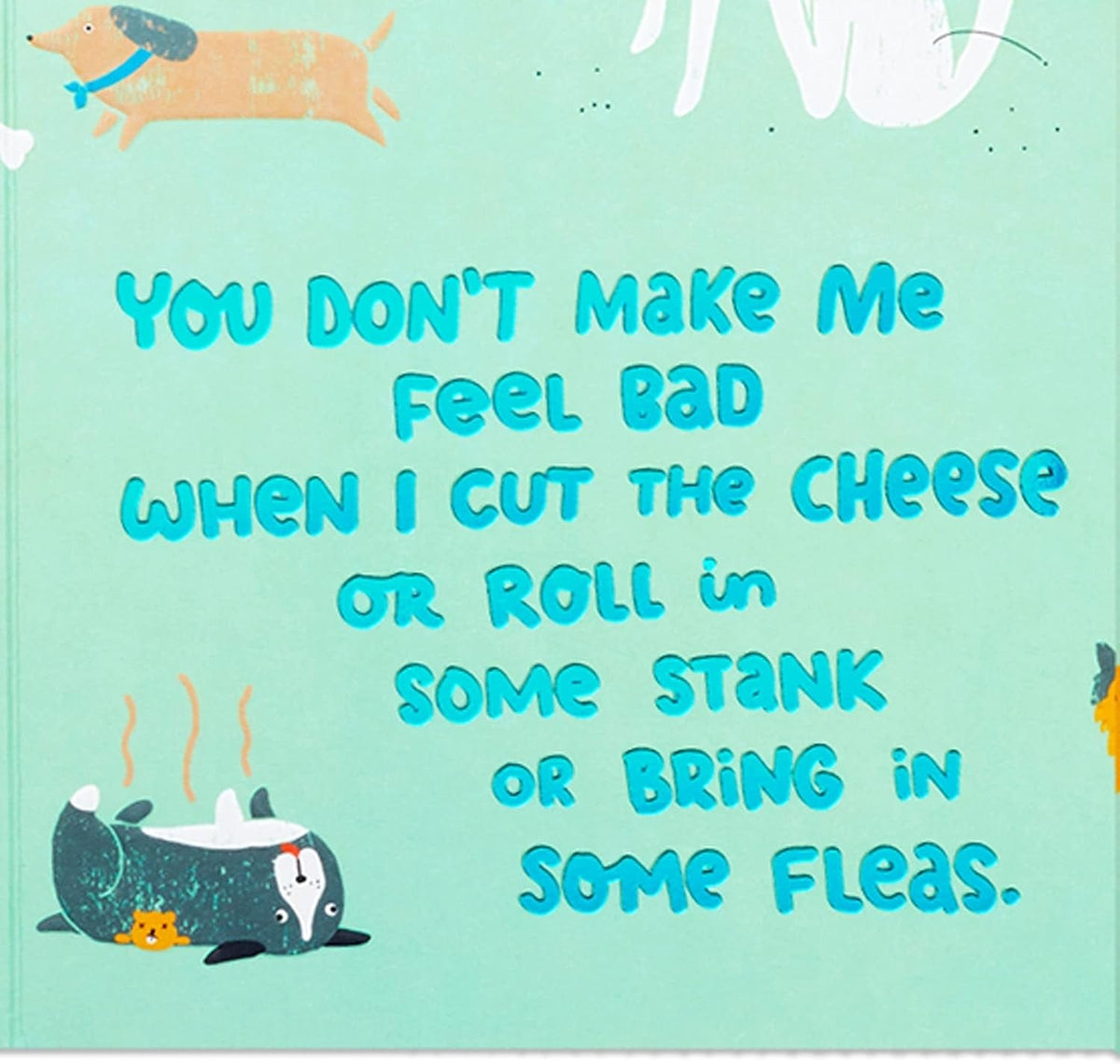 GeckoCustom Funny Fathers Day Card or Birthday Card from Dog (Best Dog Dad)