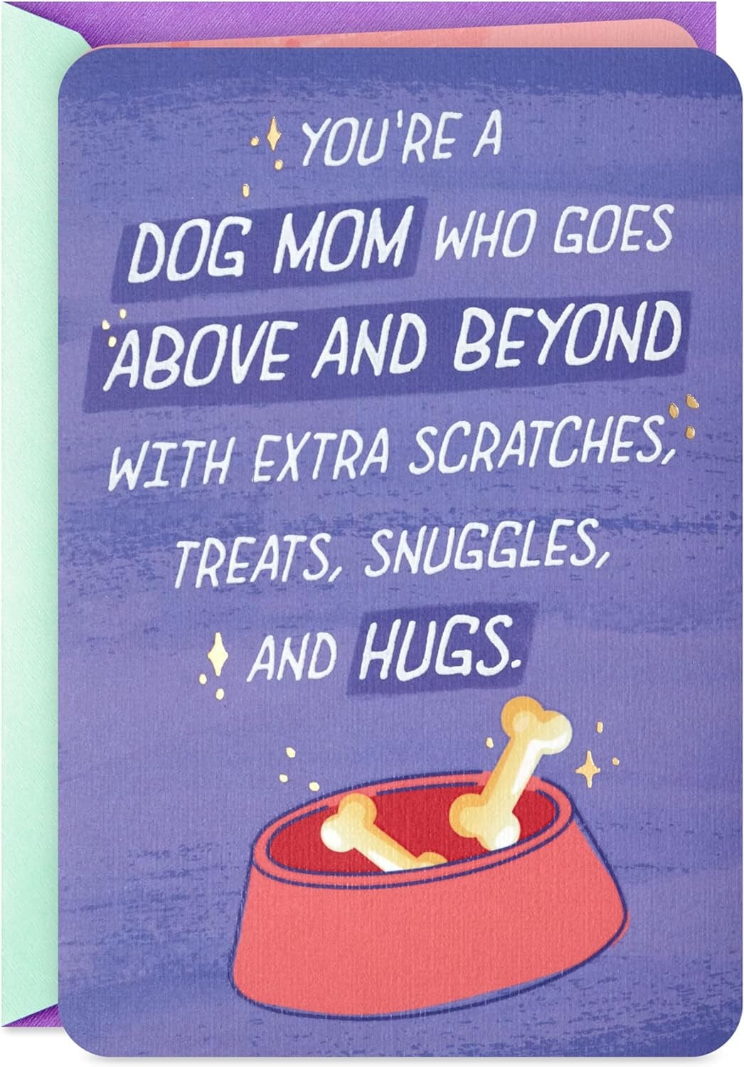 GeckoCustom Funny Fathers Day Card or Birthday Card from Dog (Best Dog Dad) Dog Mom, Mother'S Day Or Birthday