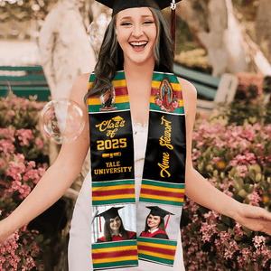 GeckoCustom Graduation 2024 Stoles Sash, Graduation Gift, Mexico Senior Gift HN590 HA75 895082