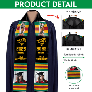 GeckoCustom Graduation 2024 Stoles Sash, Graduation Gift, Mexico Senior Gift HN590 HA75 895082