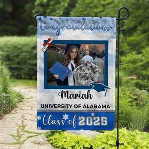 GeckoCustom Graduation Flag To Graduation Class Of 2025 HA75 891888 12"x18"